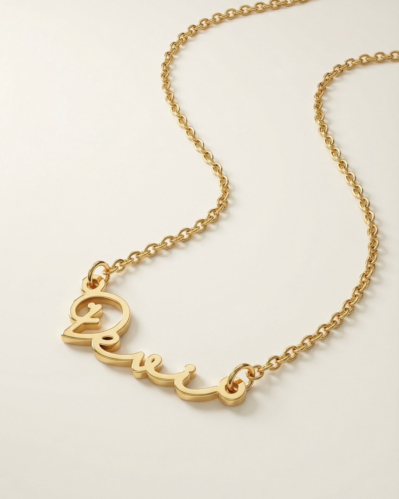 Devi Necklace – Handwritten Script