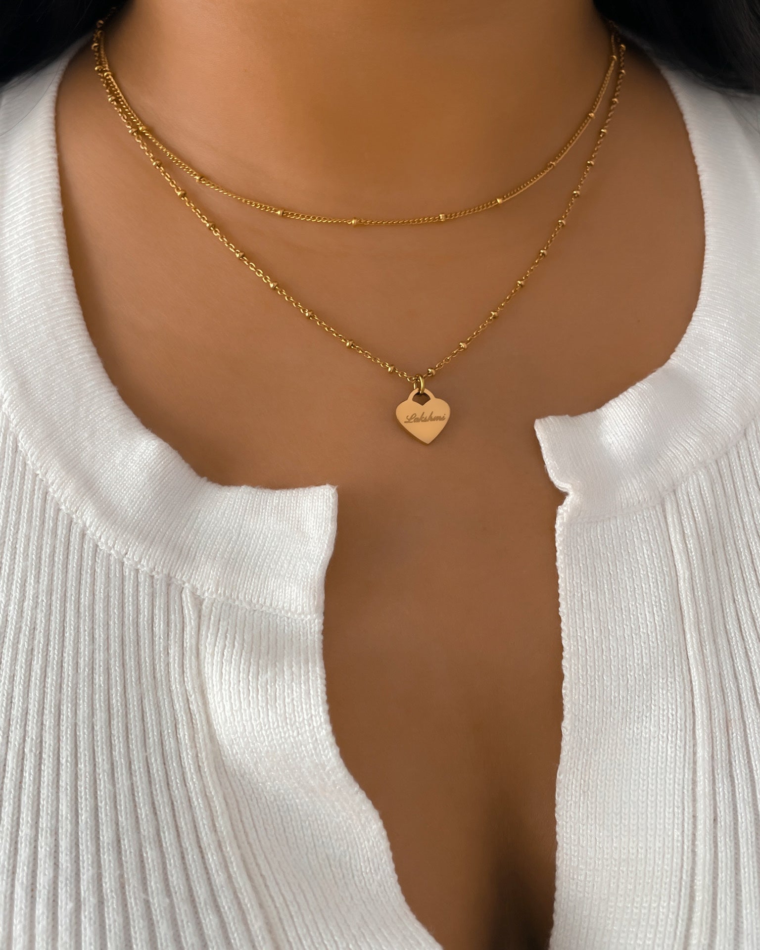 Lakshmi Necklace – Heart Pendant