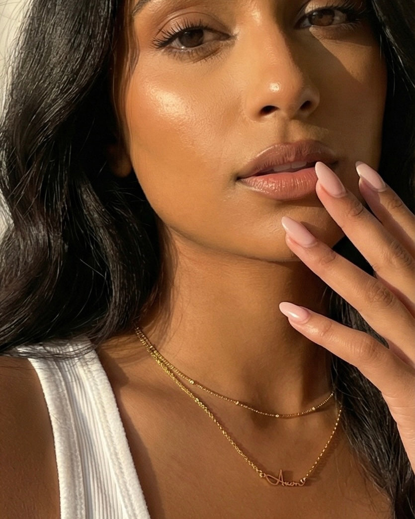 Aum Necklace – Handwritten Script