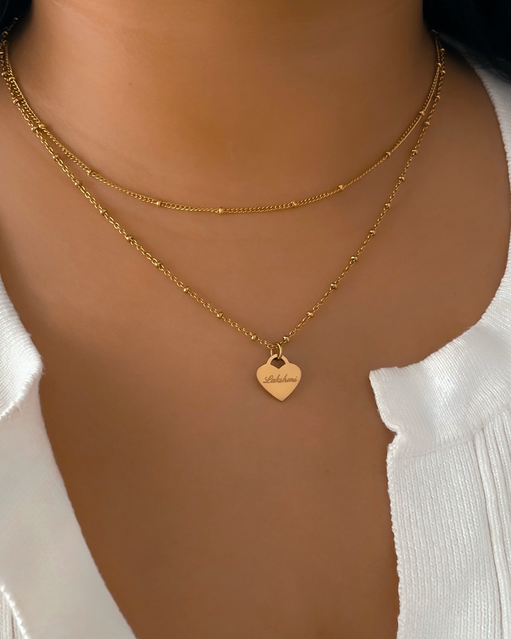 Lakshmi Necklace – Heart Pendant