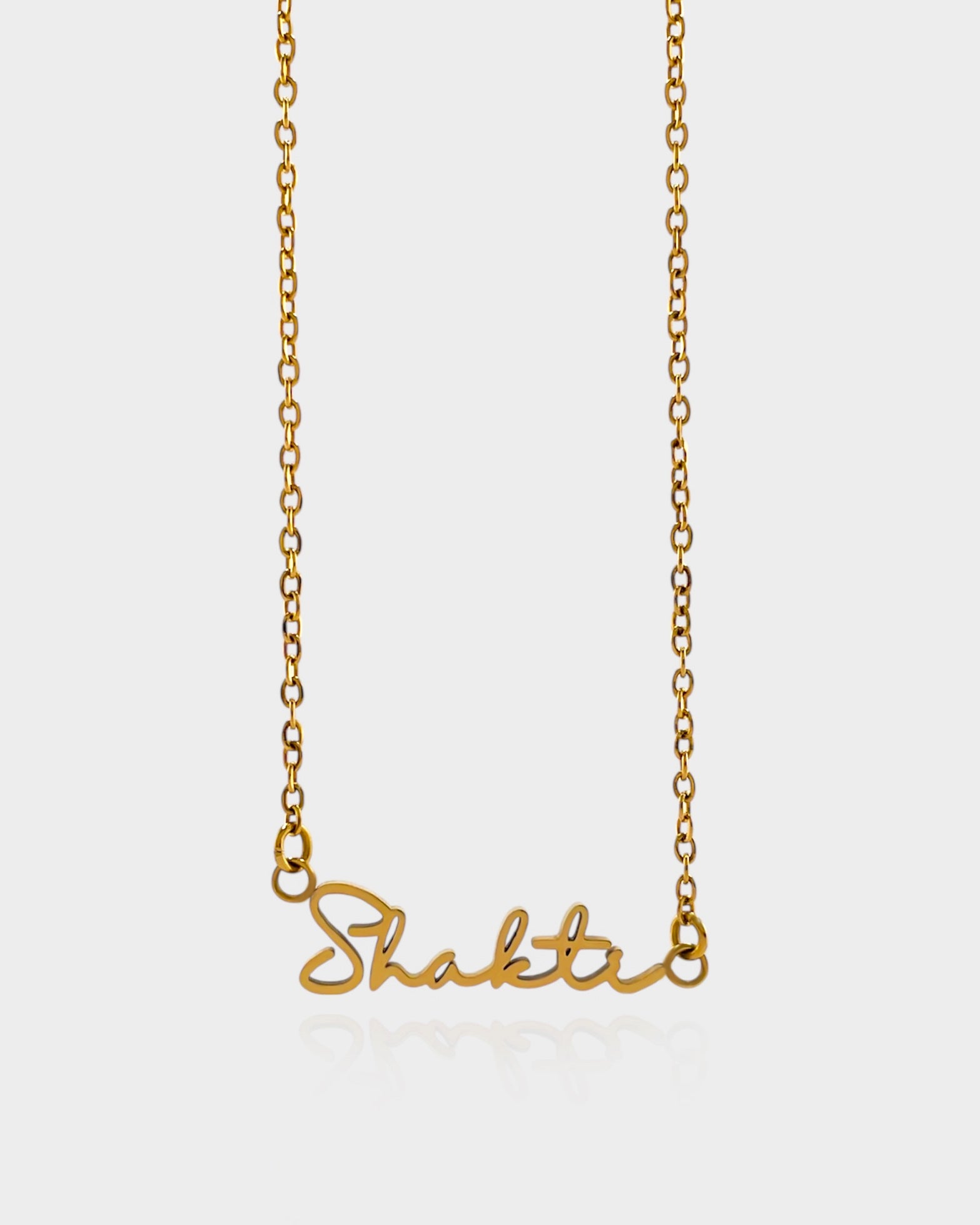 Shakti Necklace – Handwritten Script